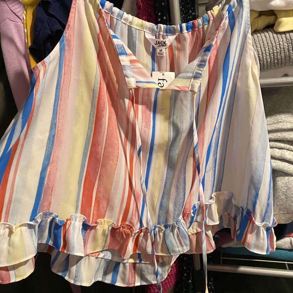 BB Dakota Striped Tank Top